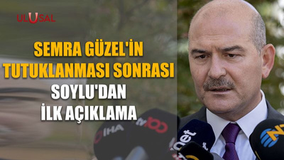 Semra Güzel'in tutuklanması sonrası Soylu'dan ilk açıklama